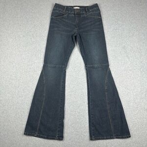 BDG Urban Outfitters Jeans‎ Womens 26 Dark Wash Flared Mid Rise Blue Denim Boho